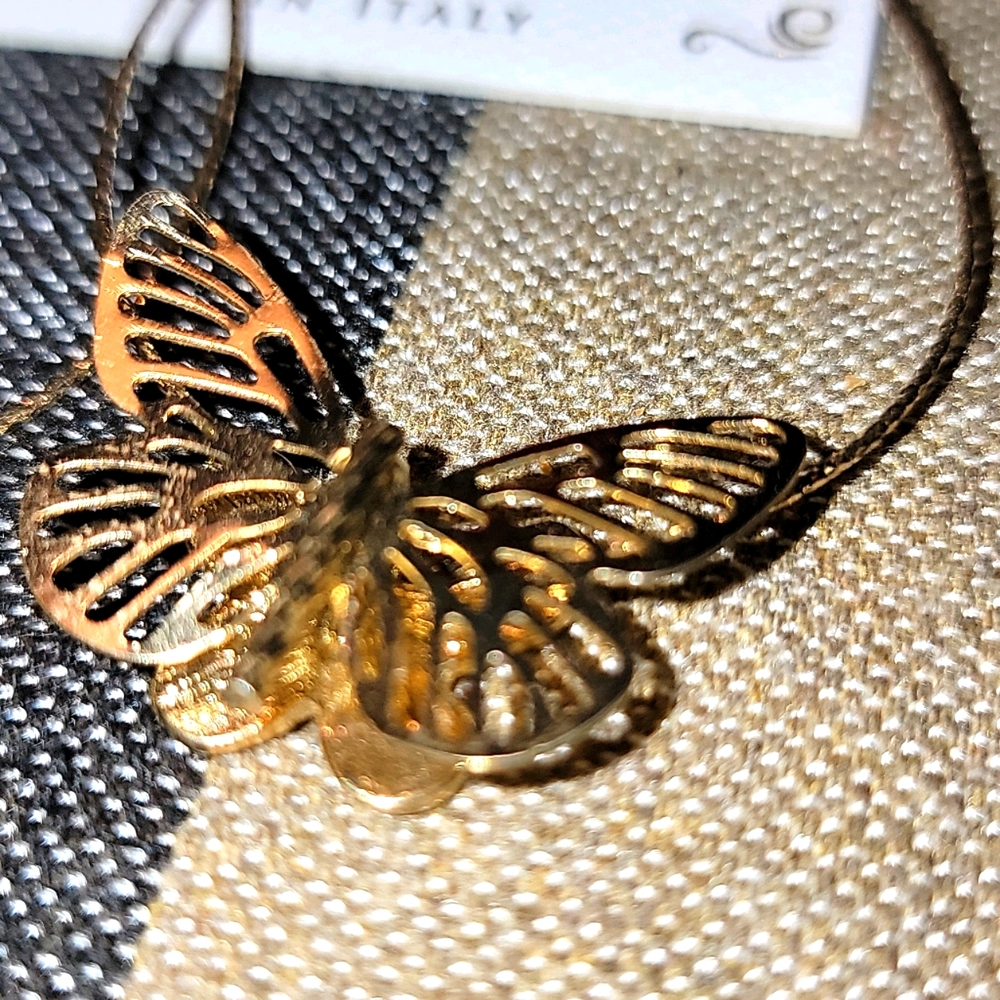 Butterfly earrings - Picture 2 of 5